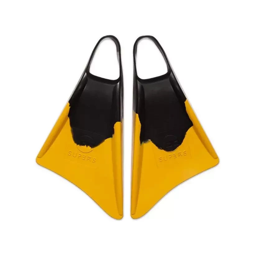 Aletas bodyboard Supersfins Amarillo/Negro