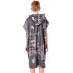 Poncho Rip Curl Print Black Junior 2