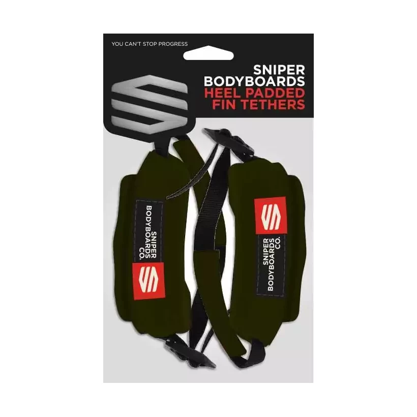 Fermo pinne Sniper Heel Strap Fin Tethers Black