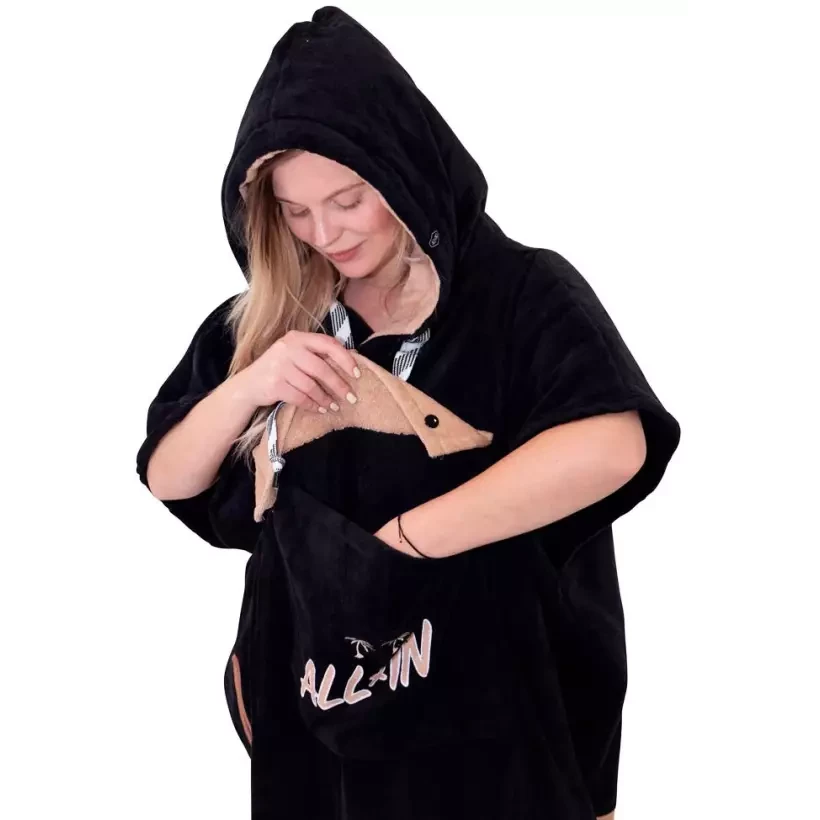Poncho All In V Flash Dark Pink