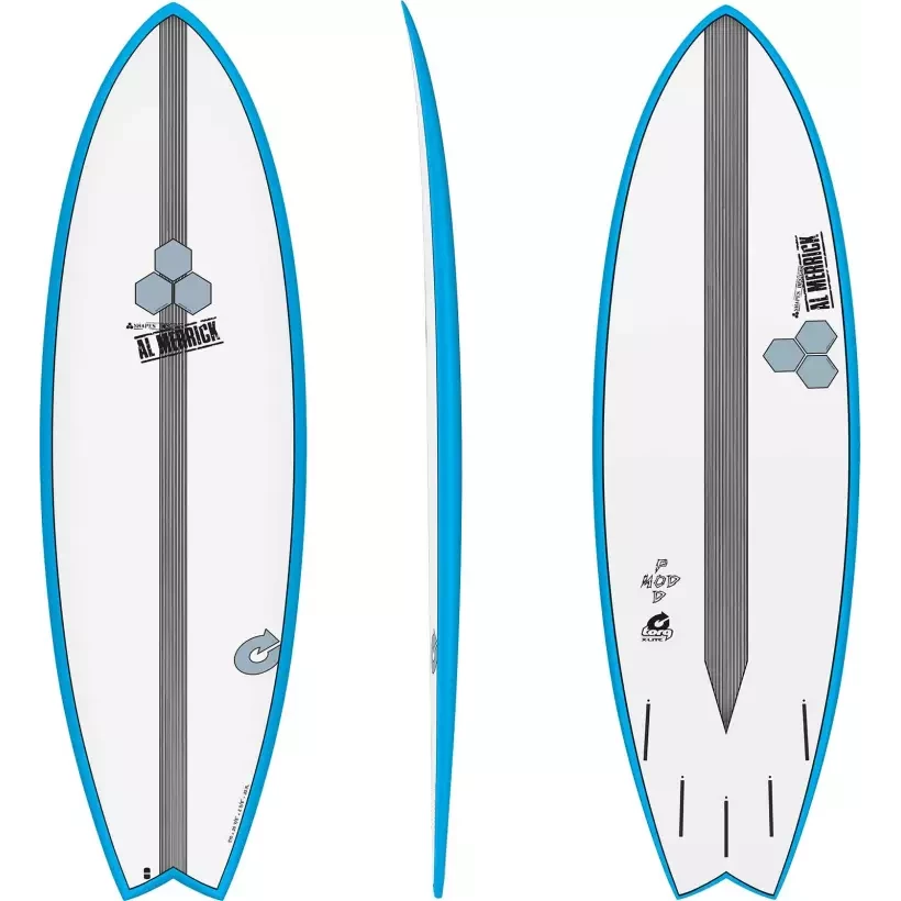 Planche de surf Torq Channel Island Pod Mod X-Lite White/Blue