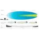 Surfboard Torq fish Soft Deck