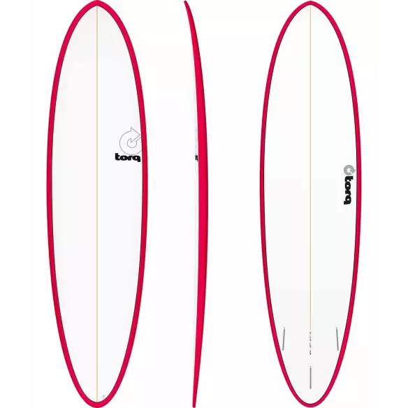 Surfbrett Torq Funboard Pinline Color Rail
