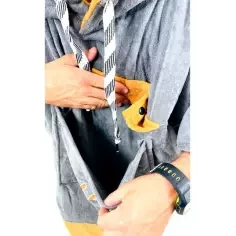 Poncho All In V Beach Grey 2