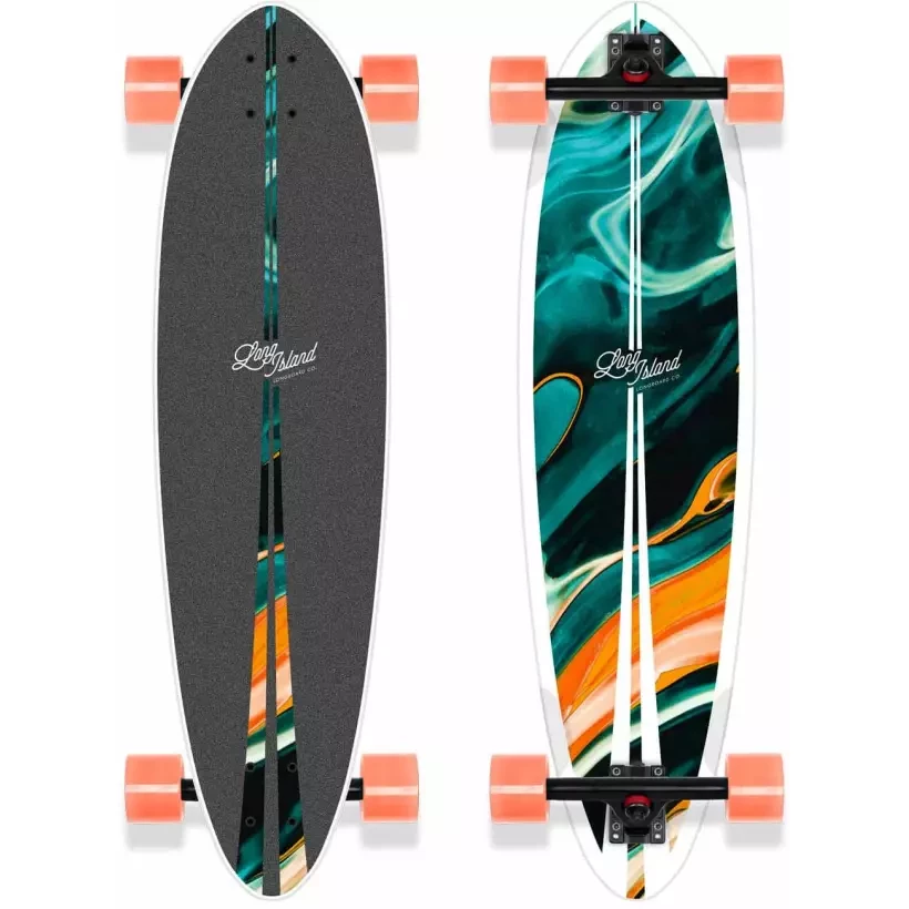 Skate Longoard Long Island Teal 35'' Pintail