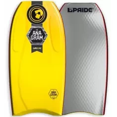 Planche de bodyboard Pride Anagram contoured Yellow/Grey