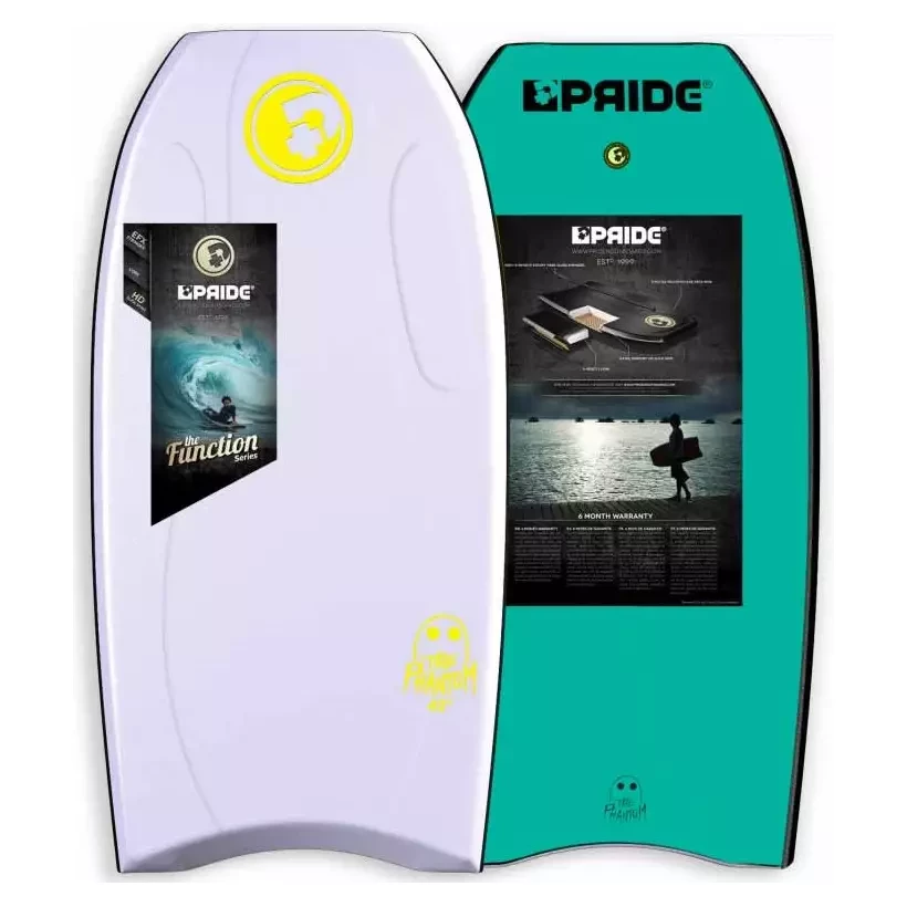 Tabla de bodyboard Pride Phantom Contoured White