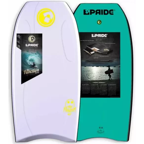 Prancha de bodyboard Pride Phantom Contoured White