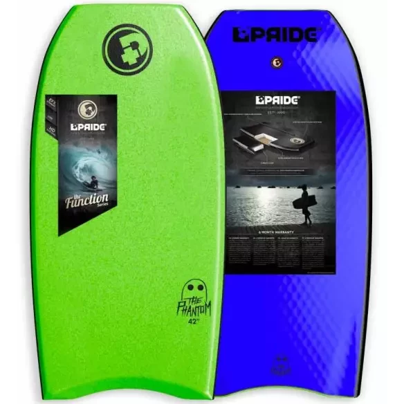 Prancha de bodyboard Pride Phantom Lime Green/Blue