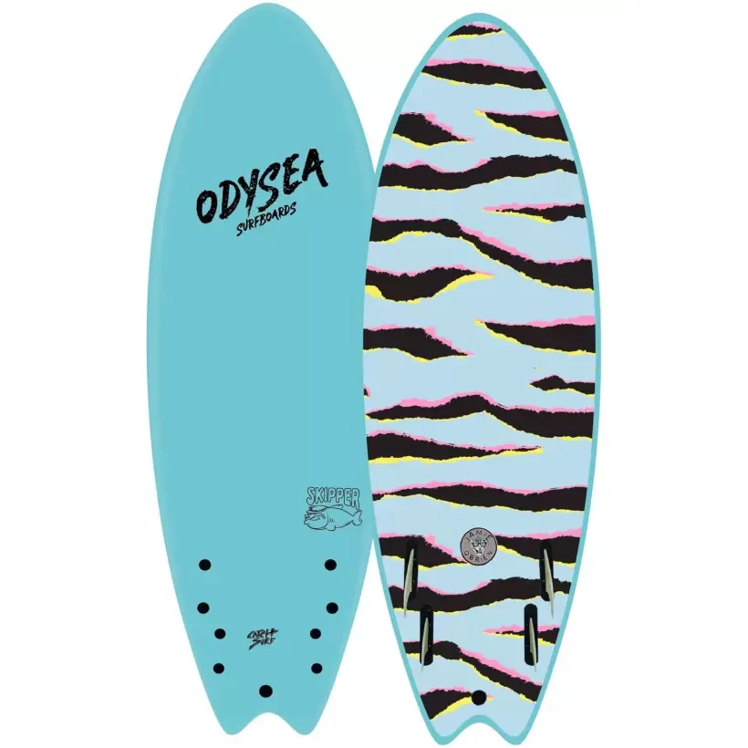 Prancha de surf softboard Catch Surf Odysea Skipper Pro Job Quad
