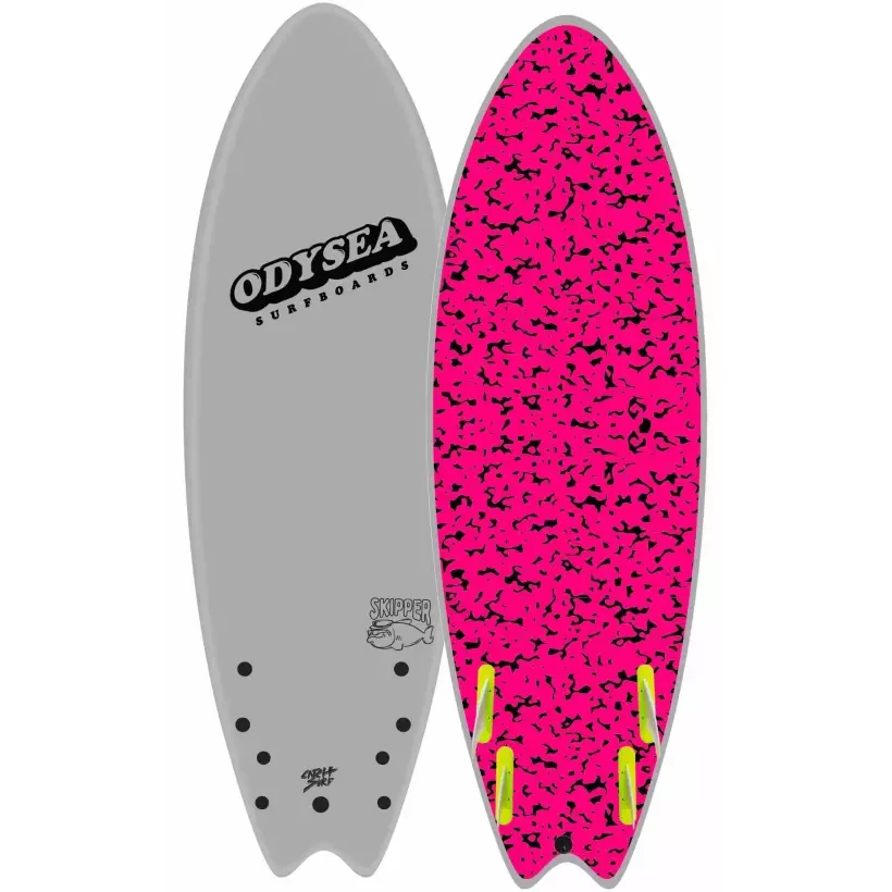 Planche de surf softboard Catch Surf Skipper Quad Cool Grey
