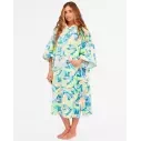 Poncho Billabong Womens Marine Tropic