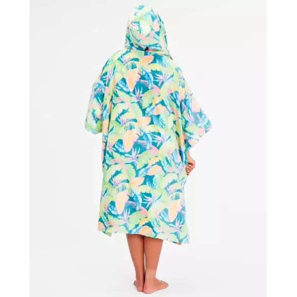 Poncho Billabong Womens Marine Tropic