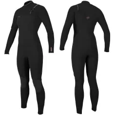 O'Neill Hyperfreak Dames 4/3mm+ CZ Zwart/Zwart Neopreen