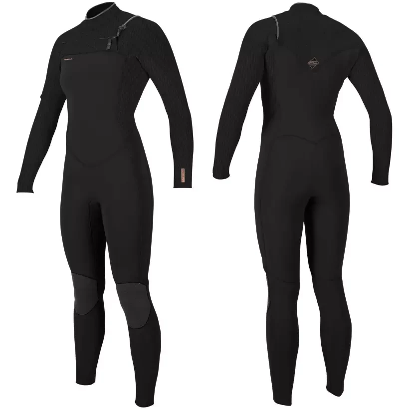 O'Neill Hyperfreak Dames 4/3mm+ CZ Zwart/Zwart Neopreen