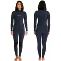 Fato de Neoprene O'Neill Hyperfreak Feminino 4/3mm+ CZ Preto/Preto