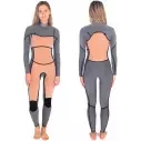 Neopren Hurley Plus Womens 4/3mm Black/Graphite
