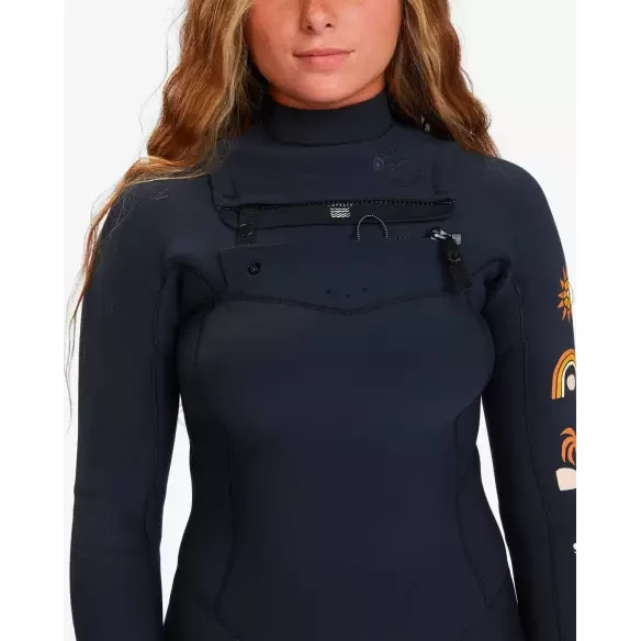 Muta surf Billabong Salty Dayz Natural 4/3mm Black Tide