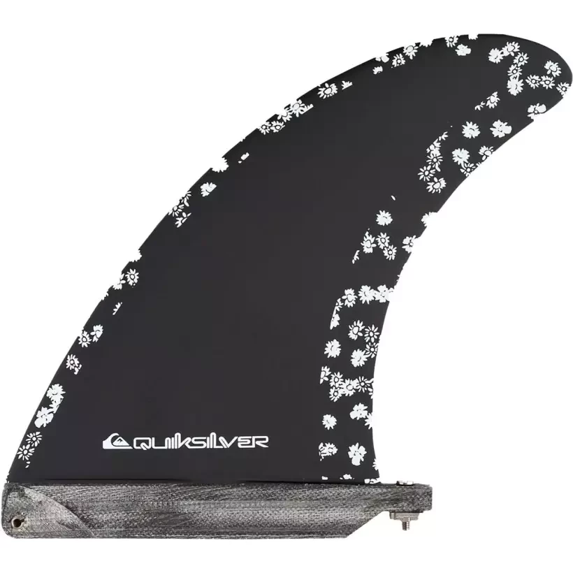 Aileron de surf longboard Quiksilver Black  Single Fin