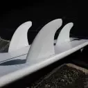 Ailerons de surf FCSII Mick Fanning  Twin+Stabilizer White