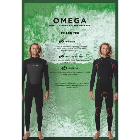 Combinaison Rip Curl Omega 5/3mm Black