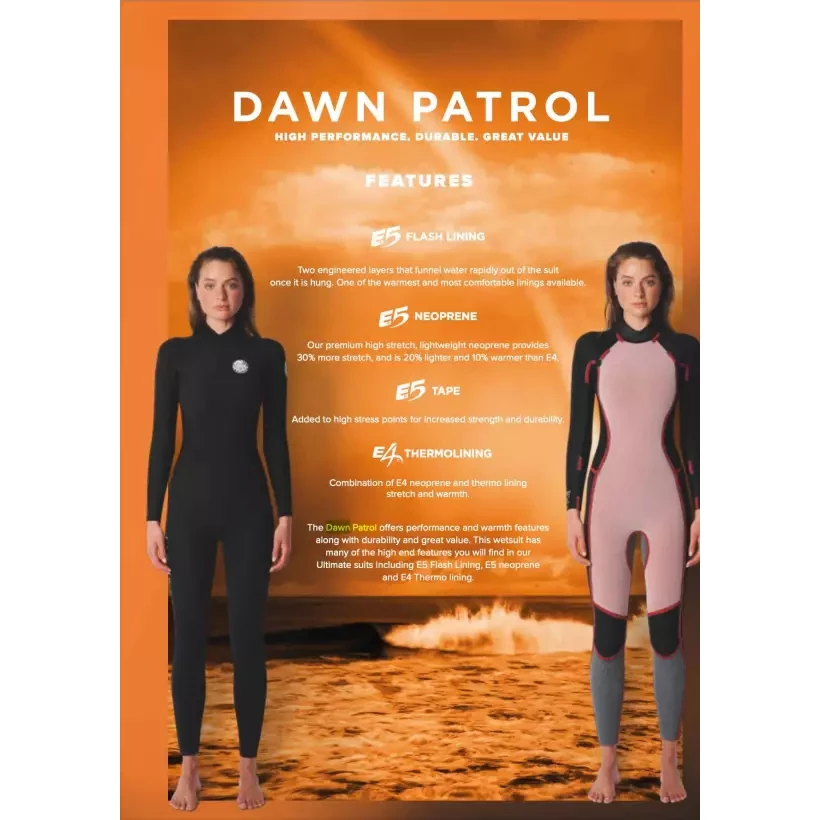 Combinaison Rip Curl Dawn Patrol 5/3mm Womens BZ
