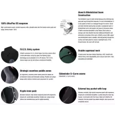 Neopreno O´Neill Epic 4/3mm BZ Black/Black 2
