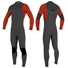 Fato Surf O´Neill Hyperfreak Youth 4/3mm+ CZ Raven/Raven/Firered