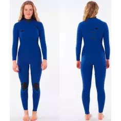 Neoprene Rip Curl E-Bomb Womens 3/2mm Zip Free Black 2