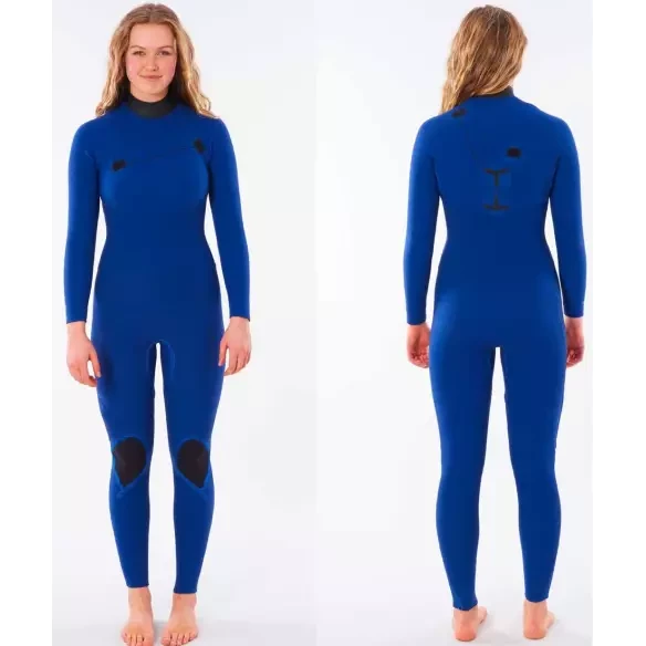Neopren Rip Curl E-Bomb Womens 3/2mm Zip Free Black