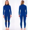 Fato Rip Curl E-Bomb Womens 3/2mm Zip Free Black