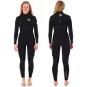 Wetsuit Rip Curl E-Bomb Womens 3/2mm Zip Free Black