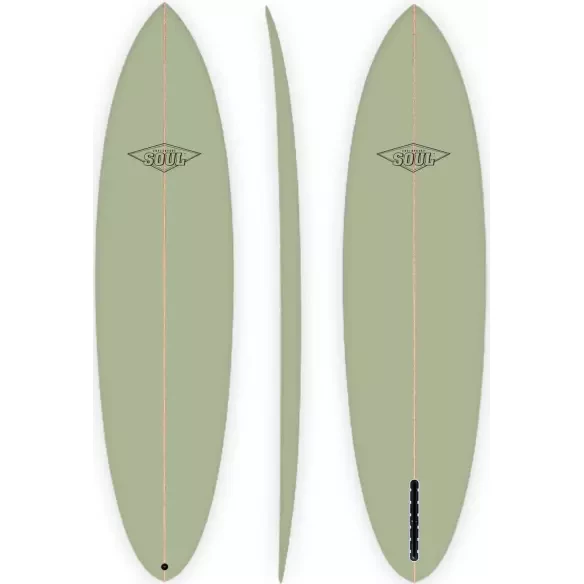 SOUL Middle Single Surfboard