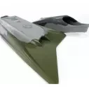 Aletas de Bodyboard Pride Vulcan V2 Grey/khaky