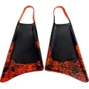 Aletas de bodyboard Stealth S1 Supreme Black/Fluro Red