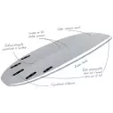 7'0'' Tahe Egg Surfboard 