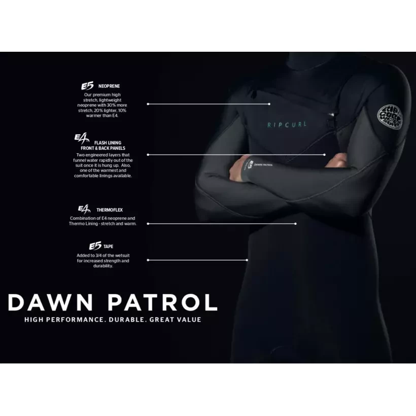 Rip Curl 3/2mm Dawn Patrol Junior Wetsuit
