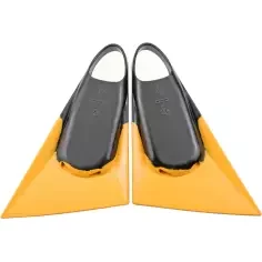 NMD Alpha Schwarz/gelb Bodyboard-Flossen 2