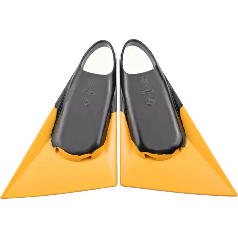 Palmes de bodyboard NMD Alpha Noir/jaune