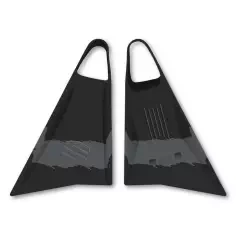 Palmes de bodyboard Sniper Menace Black duo