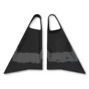 Aletas de bodyboard Sniper Menace Black duo