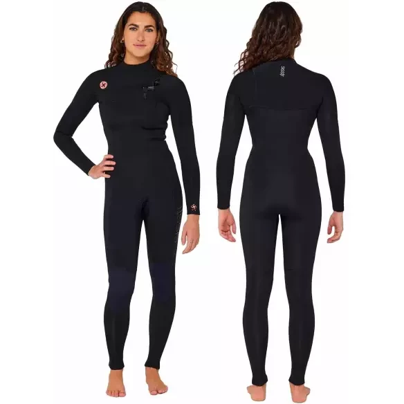 Traje de Neopreno Sisstrevolution Seven Seas 4/3mm CZ Black