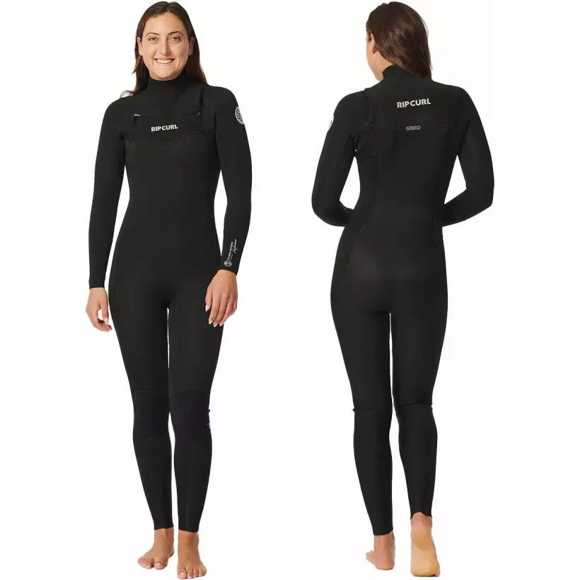 Fato Surf Rip Curl Dawn Patrol Performance 4/3mm Womens CZ Black