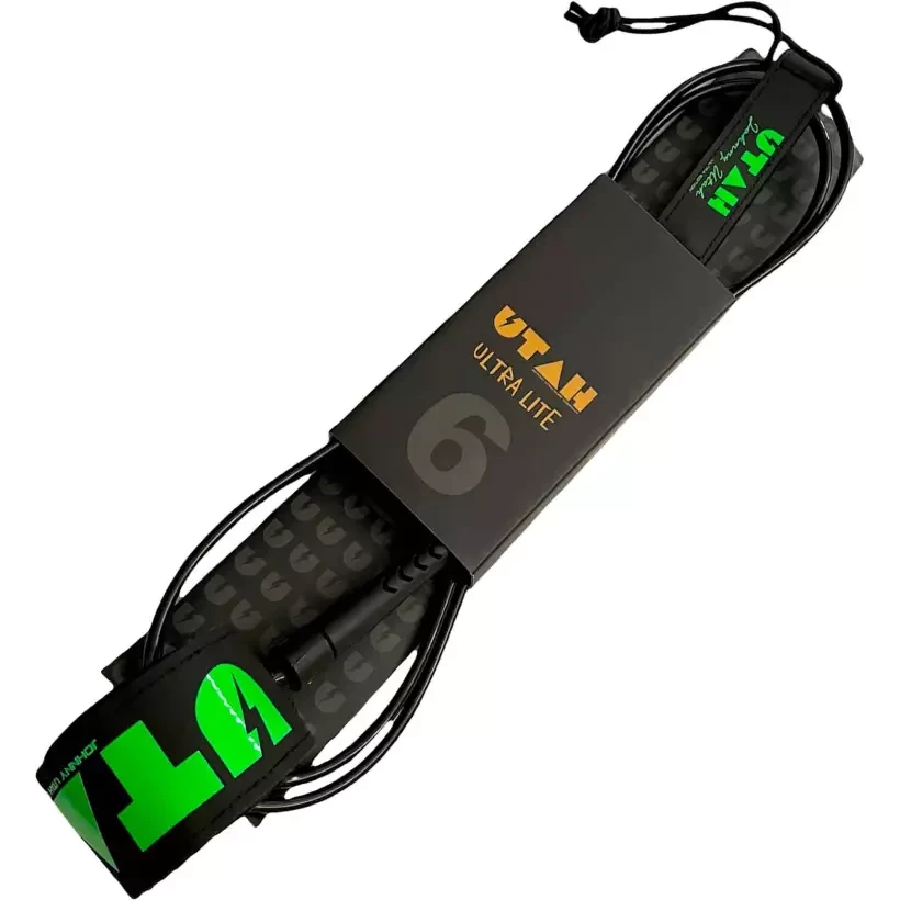 Utah Ultra Lite Super Comp Surfa leash Black/Green