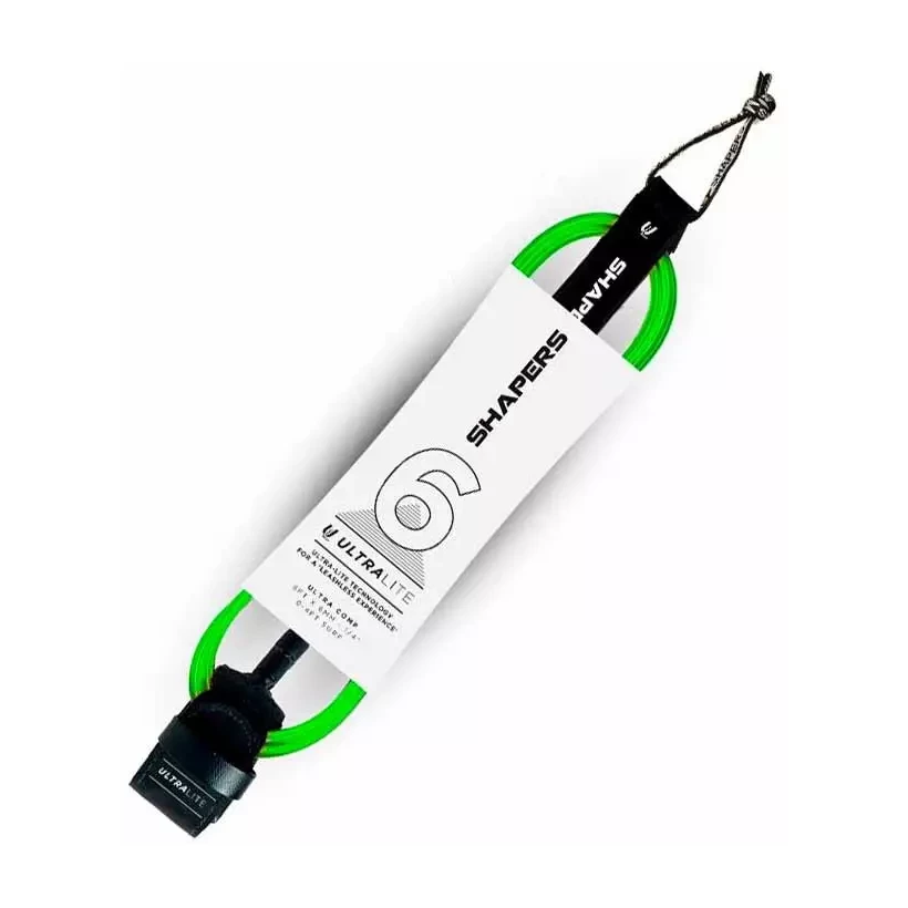 Shapers Ultra Lite Leash Comp Lime