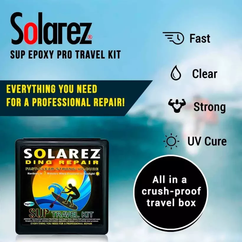 Kit de reparación Solarez SUP travel Epoxy