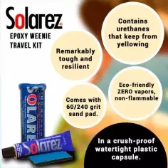 Kit di riparazione Solarez weenie travel kit Epoxy 2