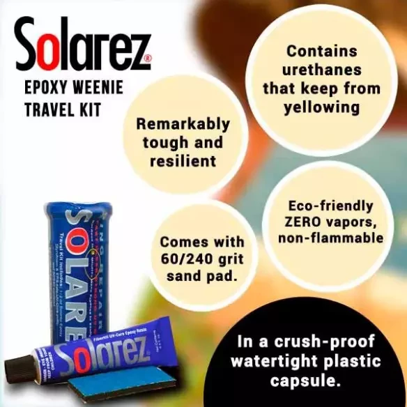 Kit de reparación Solarez weenie travel kit Epoxy