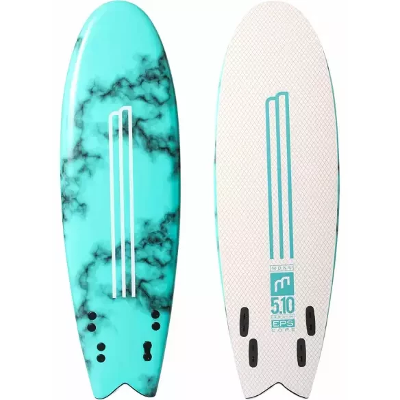 Tabla de surf softboard MDNS Eps Core Quad Fish