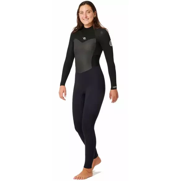 Muta surf Rip Curl Omega womens 3/2mm Black